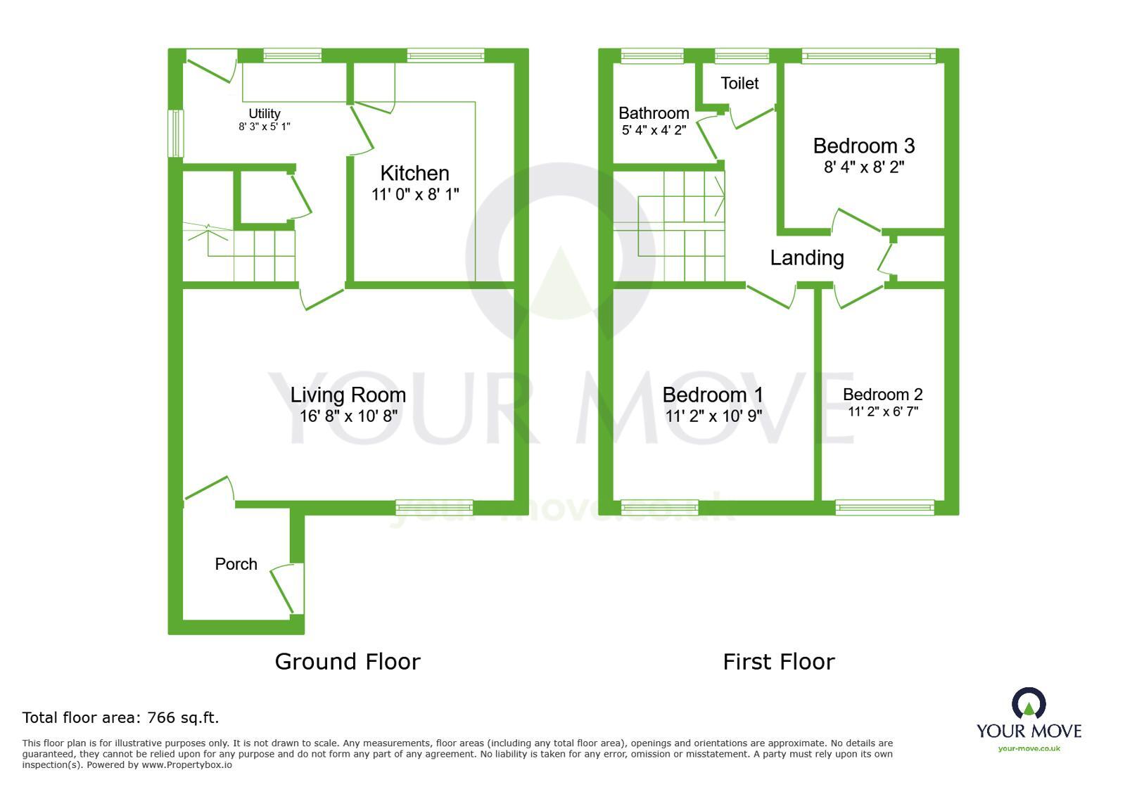 Floorplan of 3 bedroom End Terrace House for sale, West View Road, Dartford, Kent, DA1