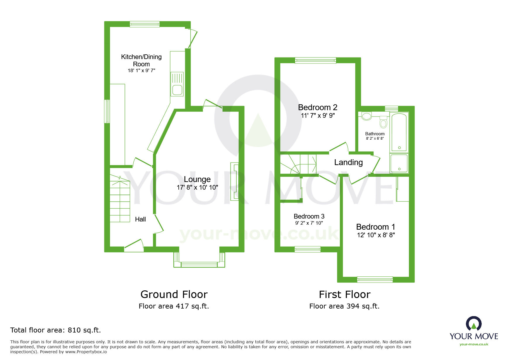 Floorplan of 3 bedroom Semi Detached House to rent, Park Road, Dartford, Kent, DA1