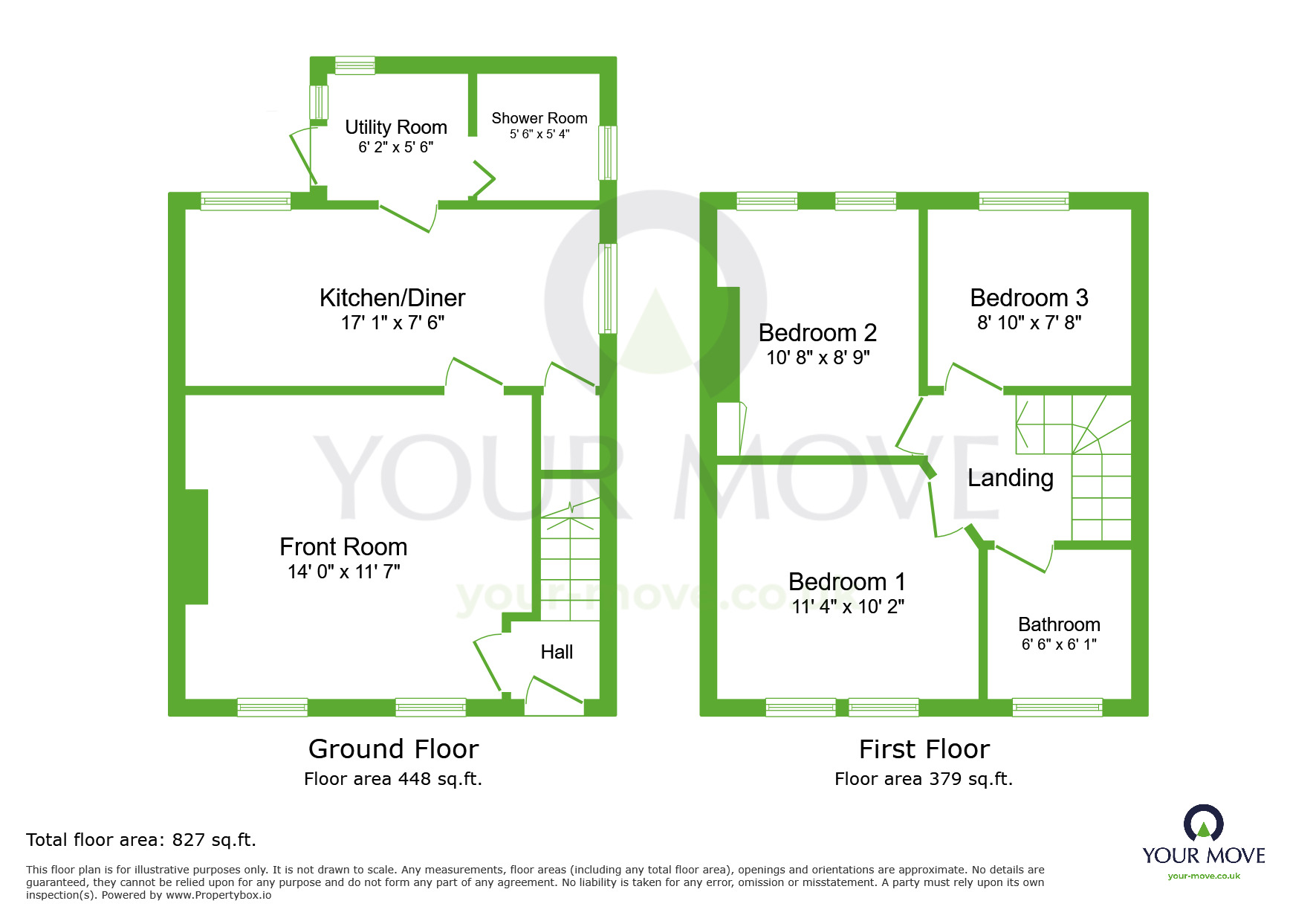 Floorplan of 3 bedroom Semi Detached House to rent, Capel Place, Dartford, Kent, DA2
