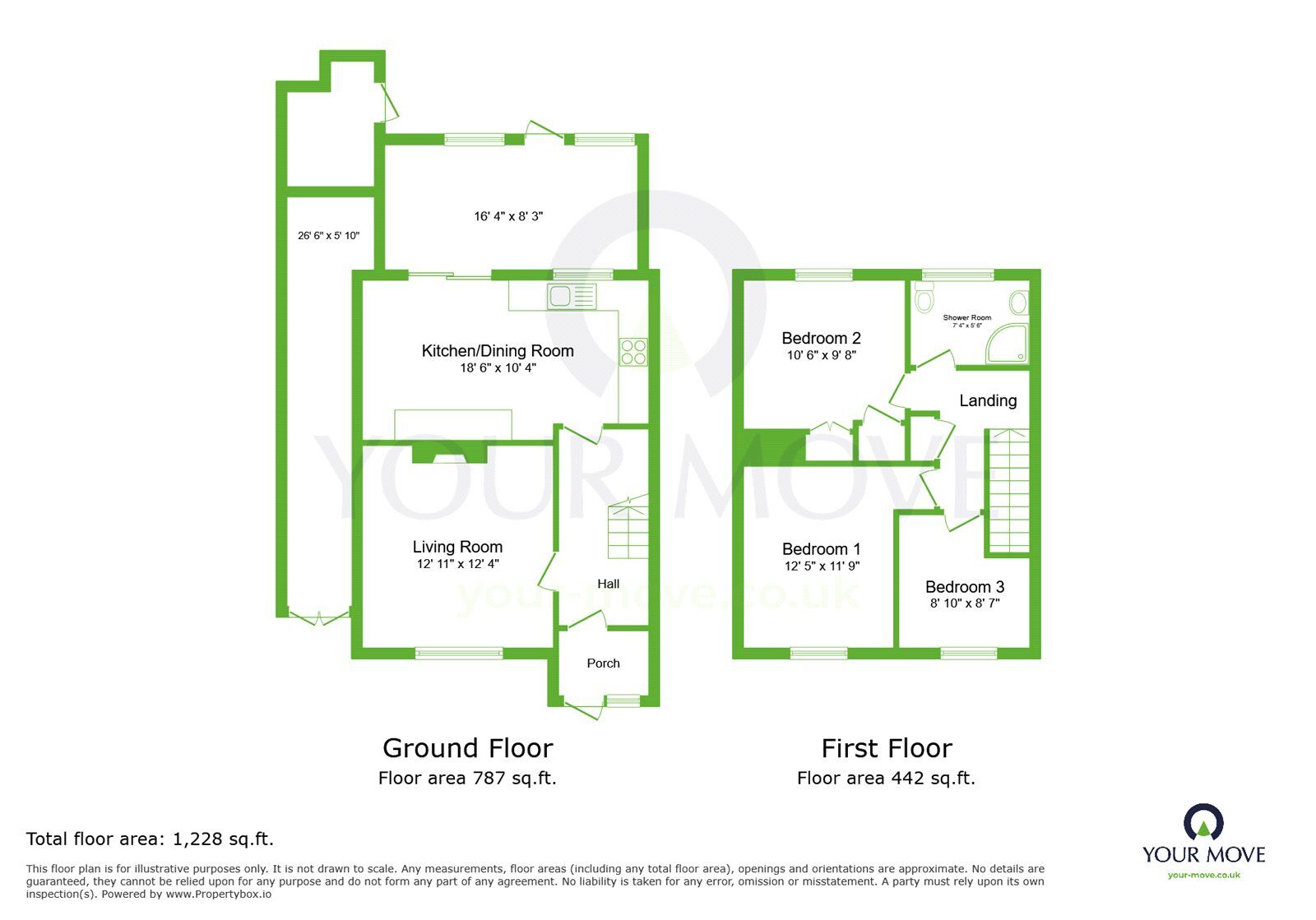 Floorplan of 3 bedroom End Terrace House to rent, Morgan Drive, Greenhithe, Kent, DA9