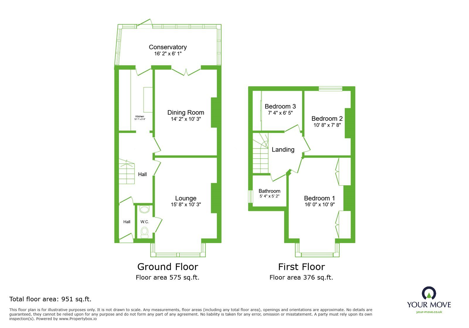 Floorplan of 3 bedroom Semi Detached House for sale, Denver Road, Dartford, Kent, DA1
