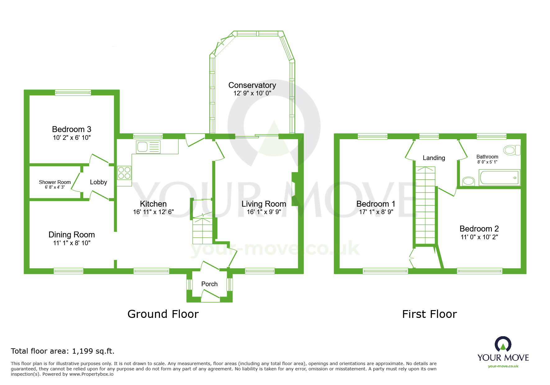Floorplan of 3 bedroom End Terrace House to rent, Maple Road, Dartford, Kent, DA1