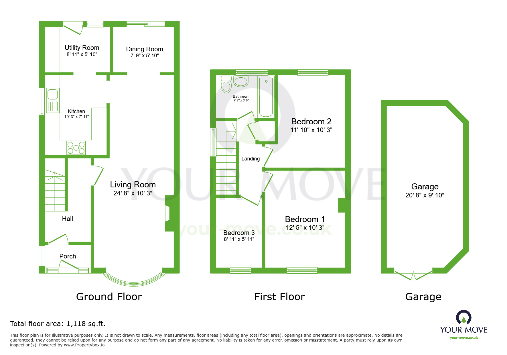 Floorplan of 3 bedroom Semi Detached House to rent, Coombfield Drive, Dartford, Kent, DA2