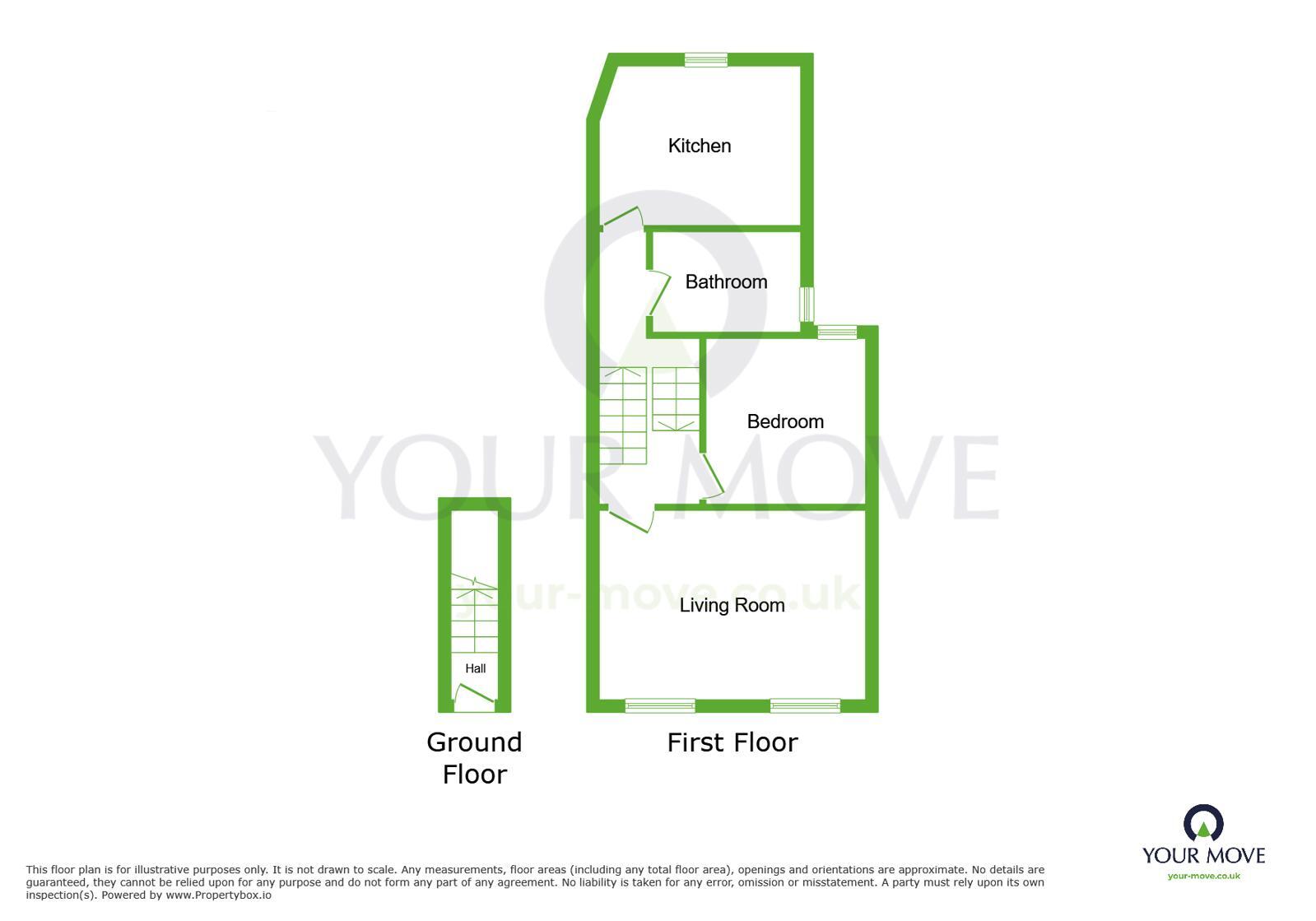 Floorplan of 1 bedroom Flat to rent, East Hill, Dartford, Kent, DA1