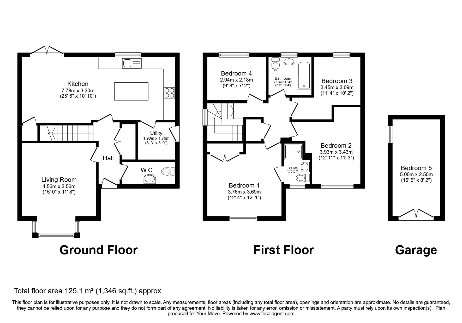 Floorplan of 4 bedroom Detached House for sale, Fordell View, Edinburgh, Midlothian, EH17