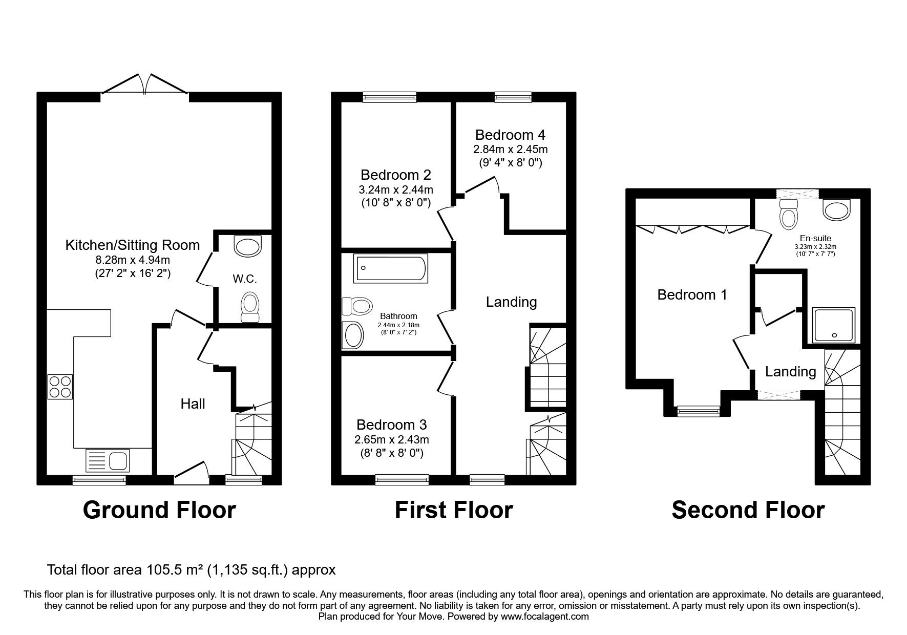 4 bedroom Mid Terrace House for sale, Viscount Drive, Dalkeith, EH22