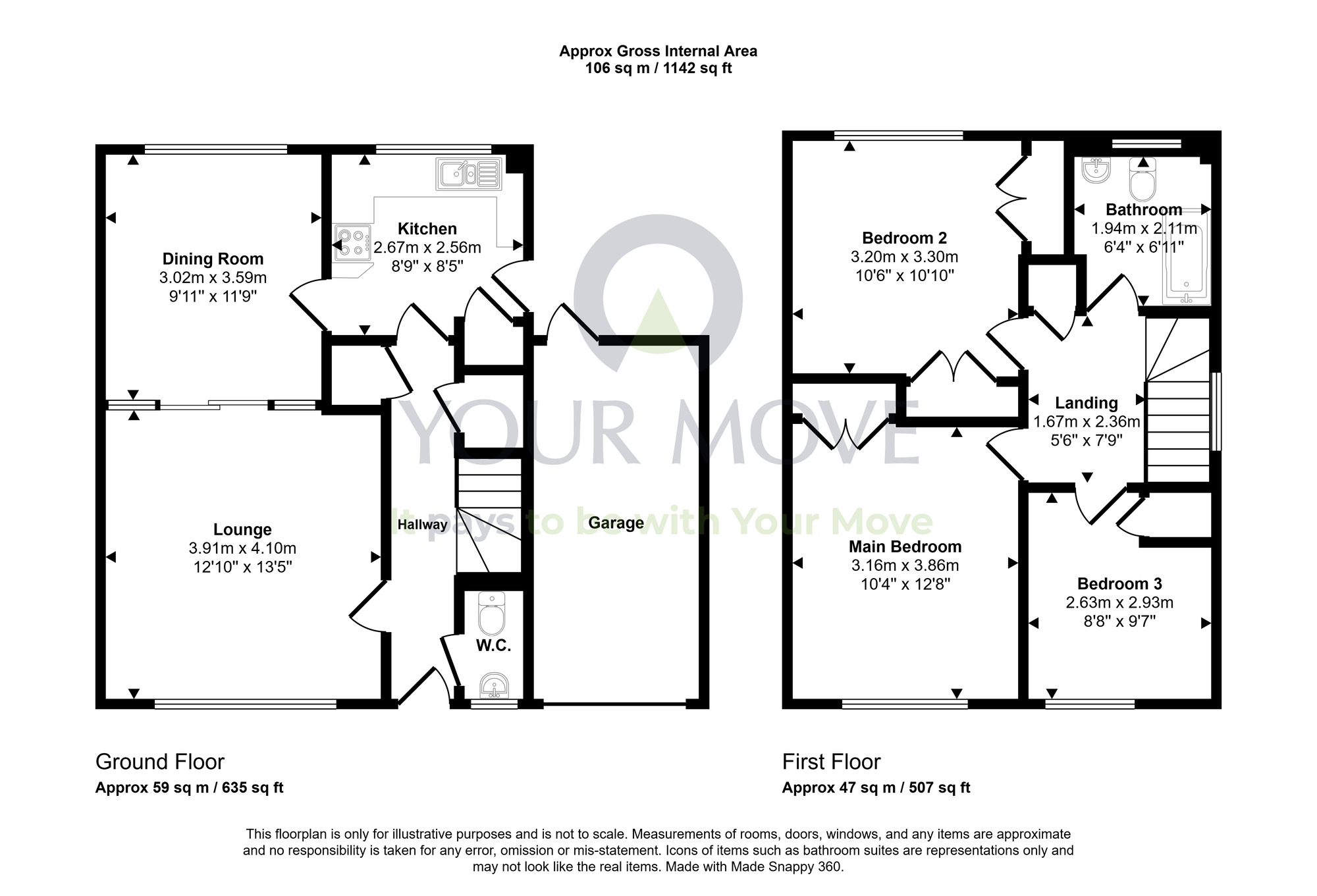 Floorplan of 3 bedroom Link Detached House for sale, Greenend Drive, Edinburgh, EH17