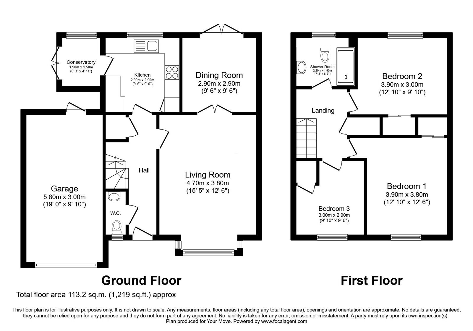 Floorplan of 3 bedroom Detached House for sale, Glamis Gardens, Dalgety Bay, Fife, KY11