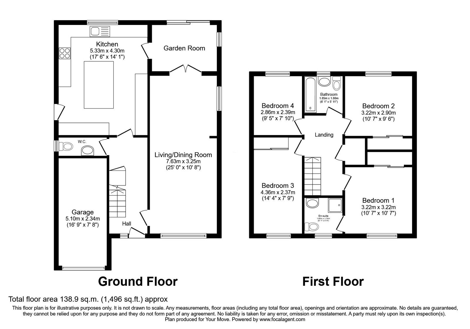Floorplan of 4 bedroom Detached House for sale, Seton Place, Dalgety Bay, Fife, KY11