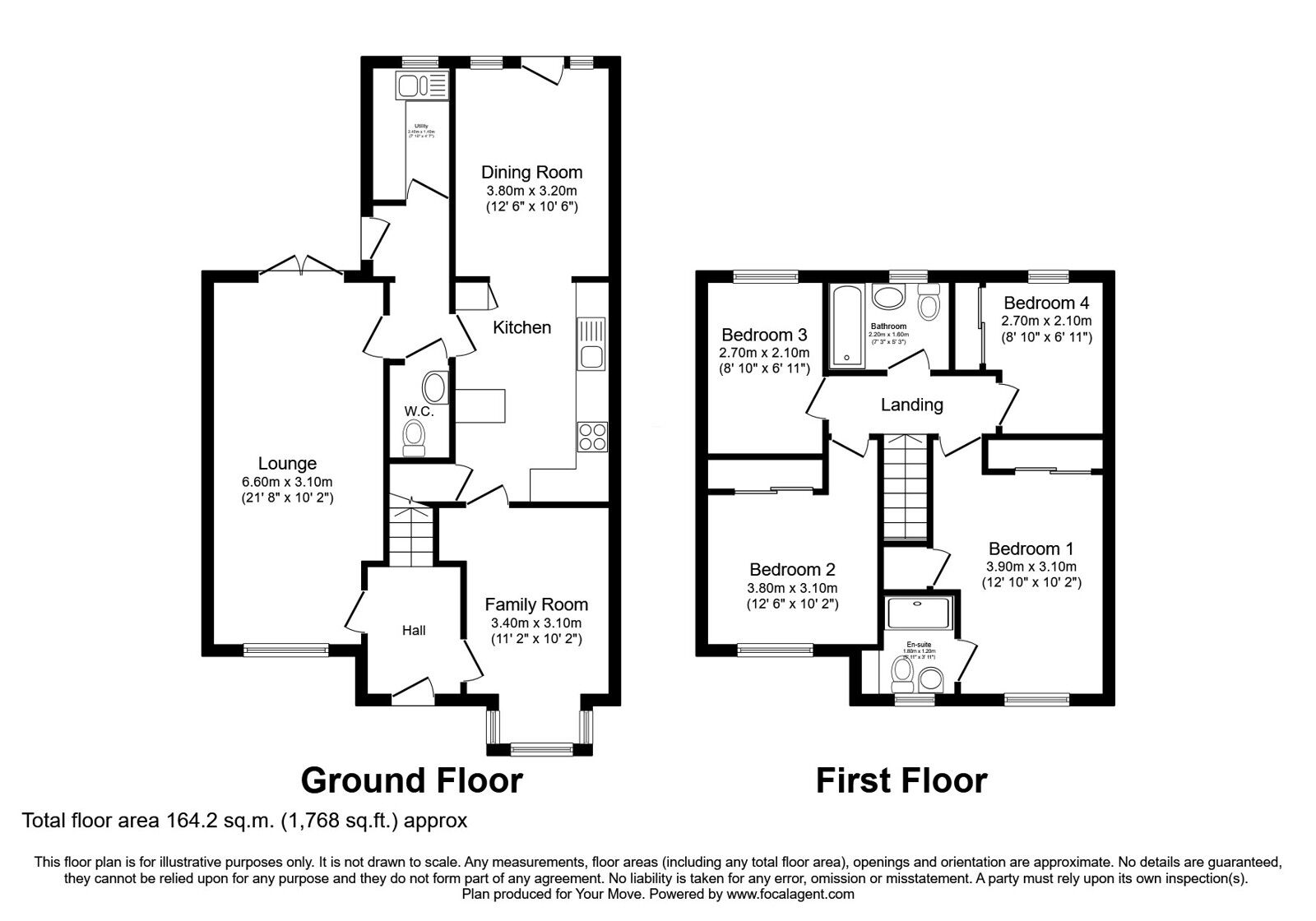Floorplan of 4 bedroom Detached House for sale, Wayfarers Way, Dalgety Bay, Fife, KY11