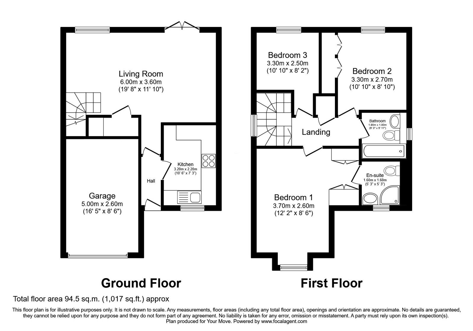 Floorplan of 3 bedroom Detached House for sale, Chandler's Rise, Dalgety Bay, Fife, KY11