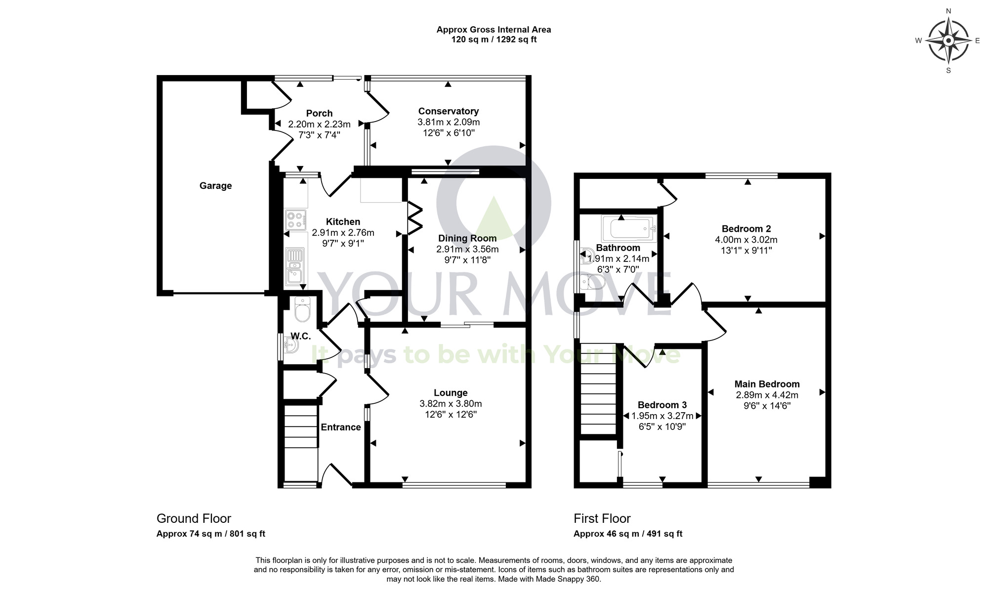 Floorplan of 3 bedroom Detached House for sale, Dalgety Gardens, Dalgety Bay, Fife, KY11