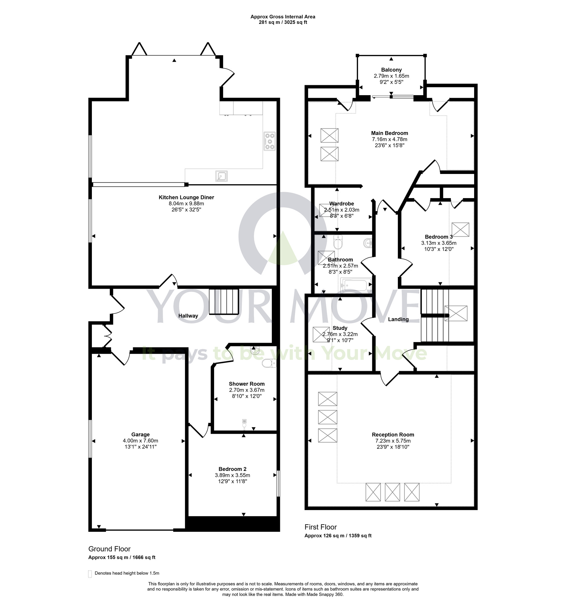 Floorplan of 5 bedroom Detached House for sale, Bannerman Avenue, Inverkeithing, Fife, KY11
