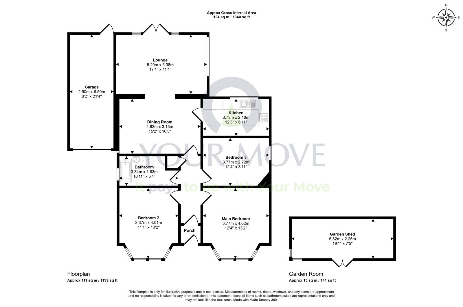 Floorplan of 3 bedroom Detached Bungalow for sale, Alexander III Street, Kinghorn, Fife, KY3