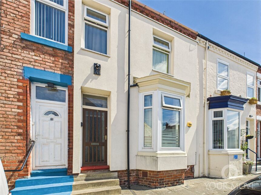 Main image of 3 bedroom Mid Terrace House for sale, Chatsworth Terrace, Darlington, DL1