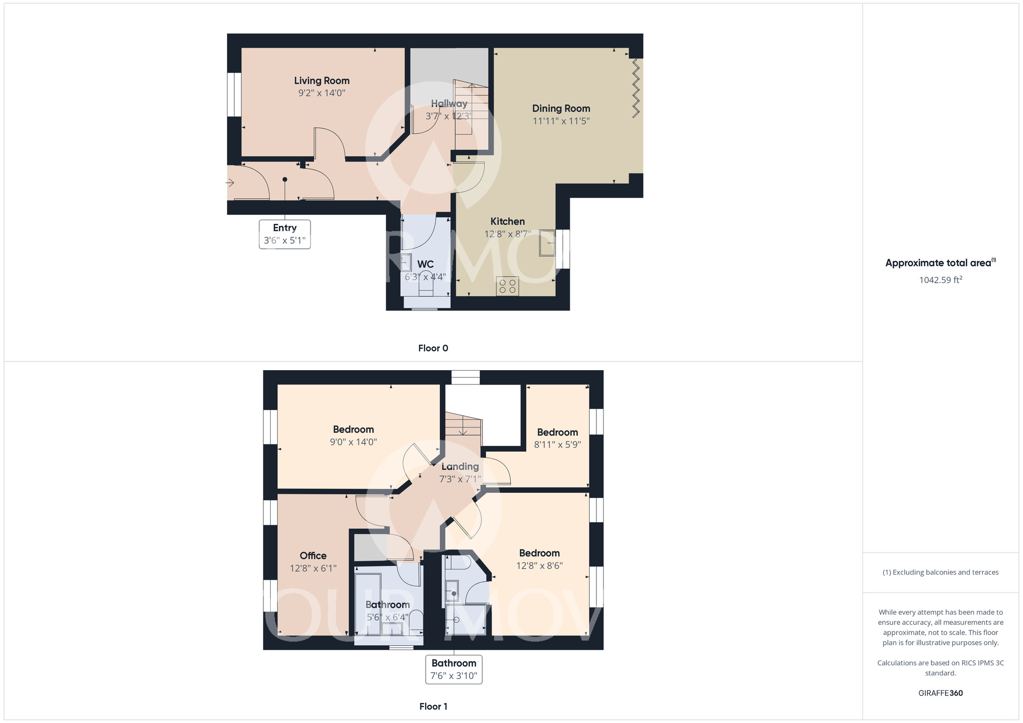 Floorplan of 4 bedroom Detached House for sale, Kieran Maxwell Lane, Heighington Village, Newton Aycliffe, DL5