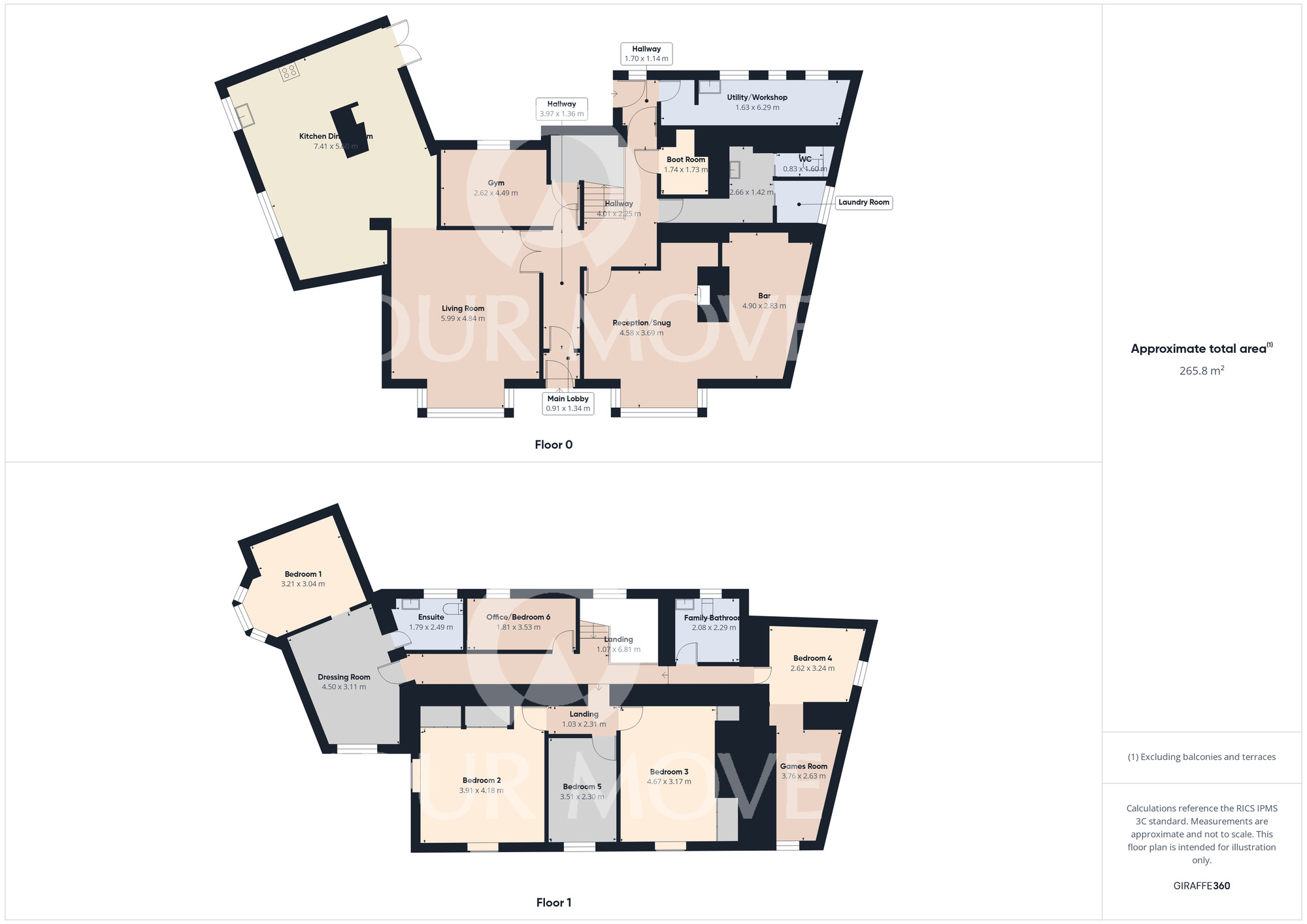Floorplan of 5 bedroom End Terrace House for sale, Main Road, Gainford, Durham, DL2