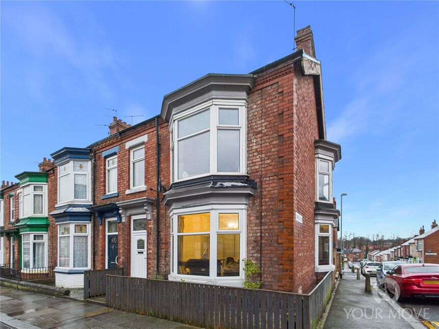 Main image of 4 bedroom End Terrace House for sale, Clifton Road, Darlington, Durham, DL1