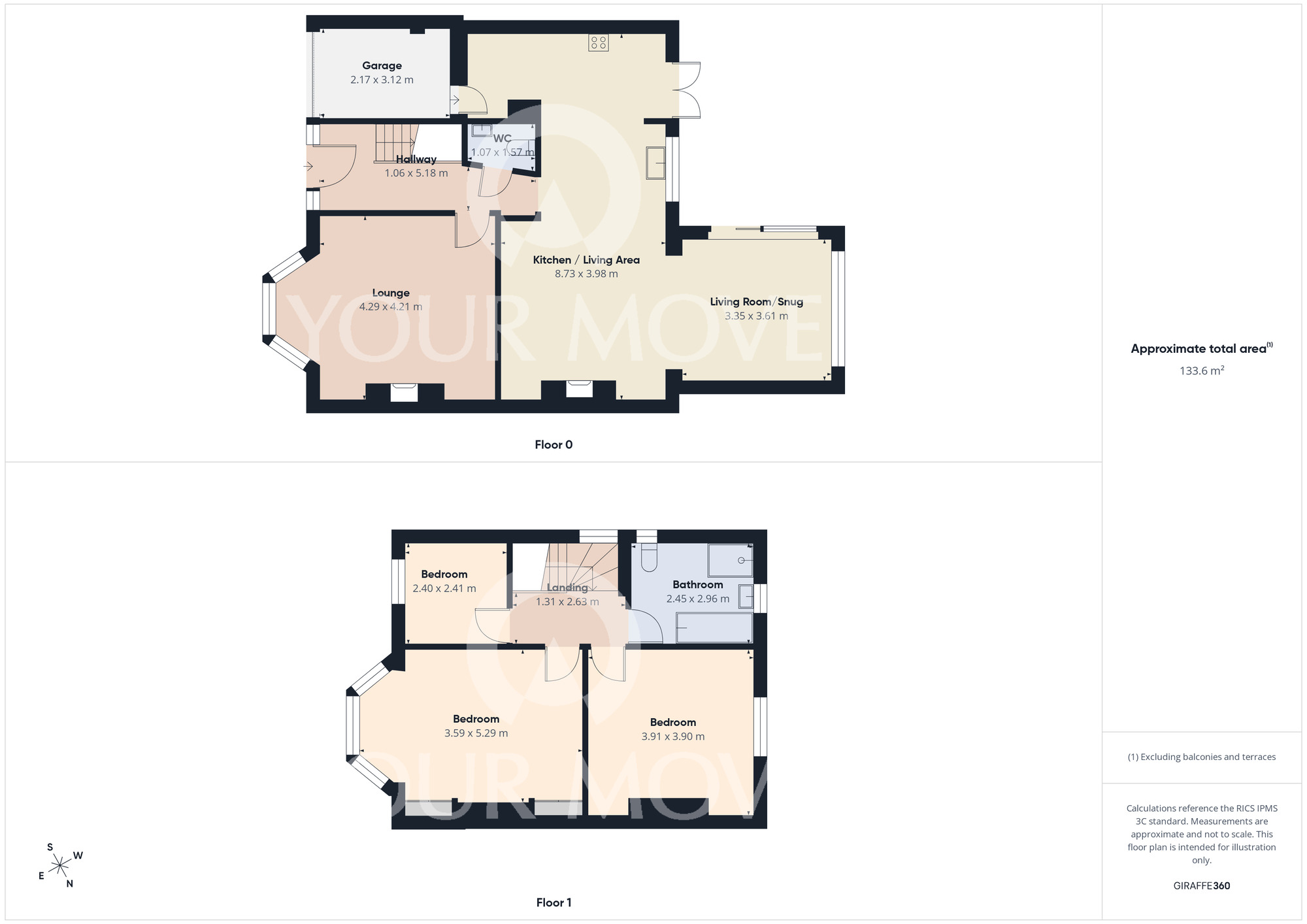 Floorplan of 3 bedroom Semi Detached House for sale, Dene Grove, Darlington, DL3