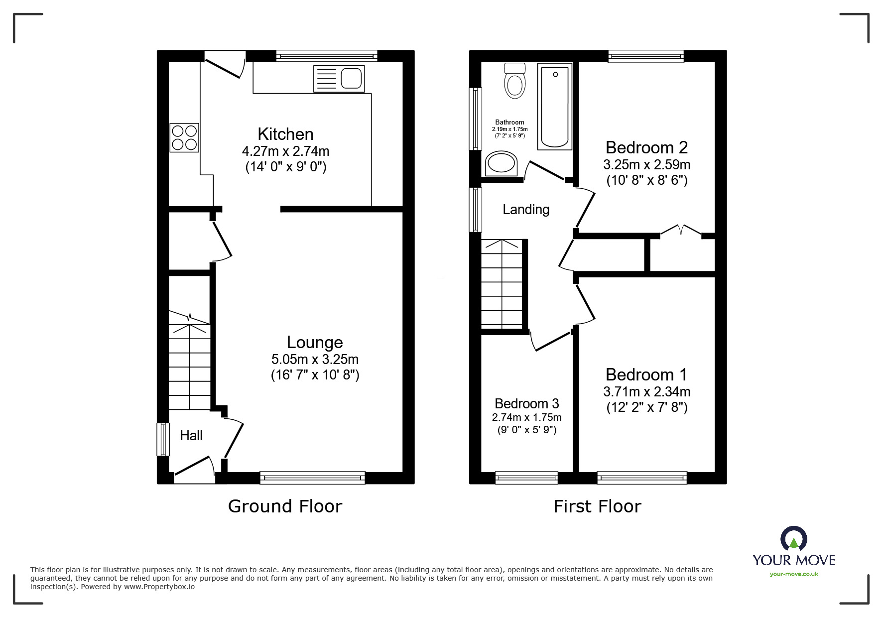 Floorplan of 3 bedroom Semi Detached House to rent, Clifford Gardens, Deal, Kent, CT14