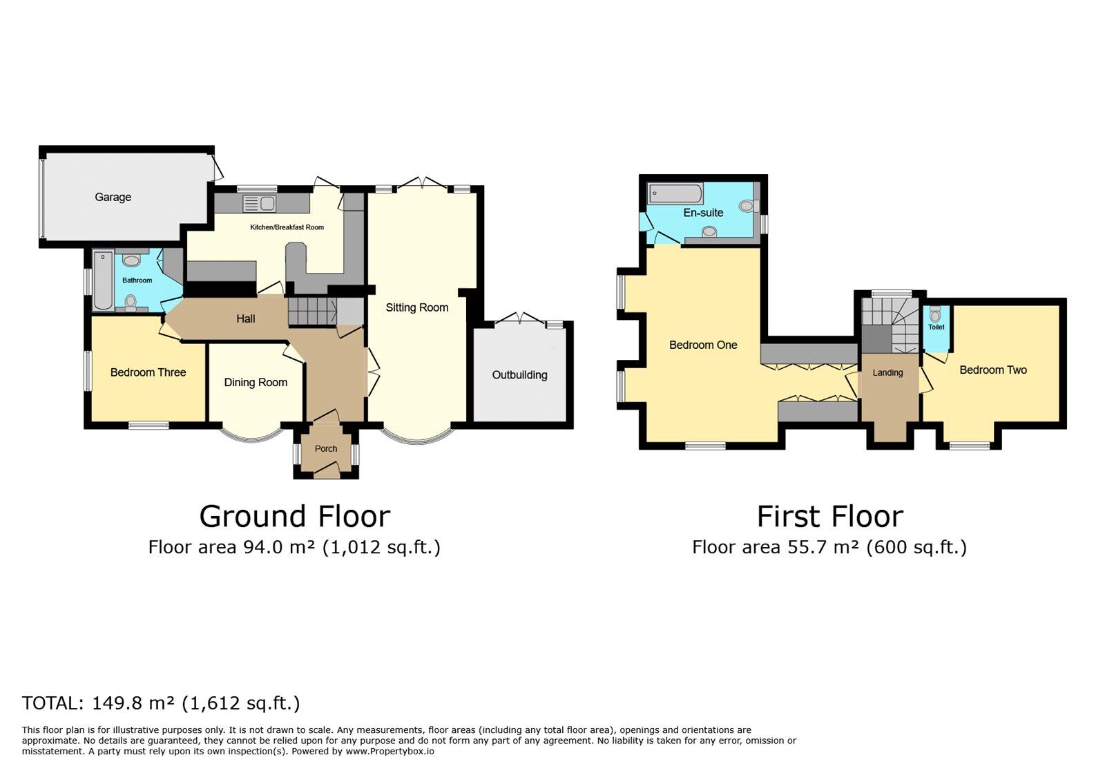 Floorplan of 3 bedroom Detached House for sale, Church Path, Deal, Kent, CT14