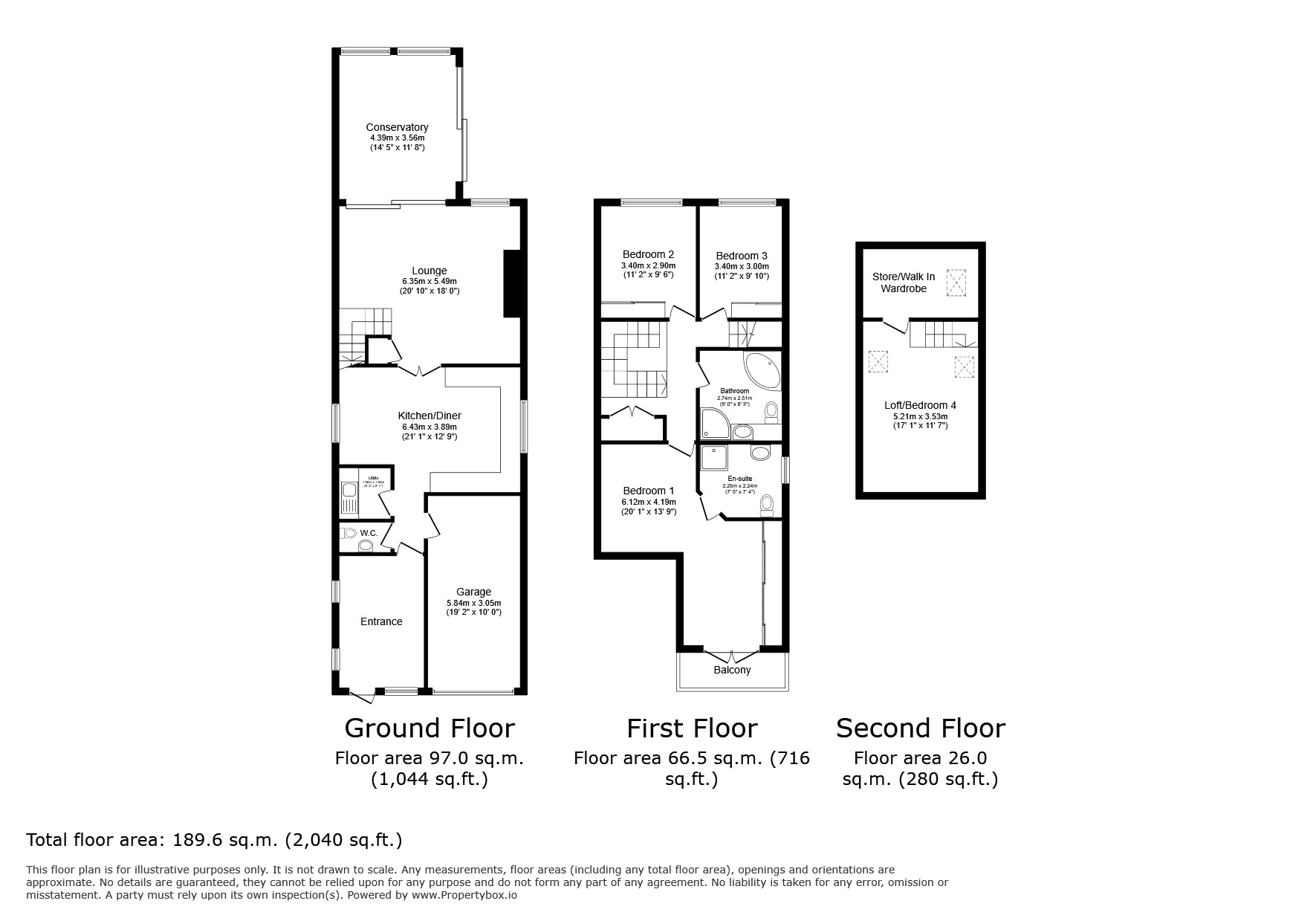 Floorplan of 4 bedroom Detached House to rent, Godwyn Road, Deal, Kent, CT14