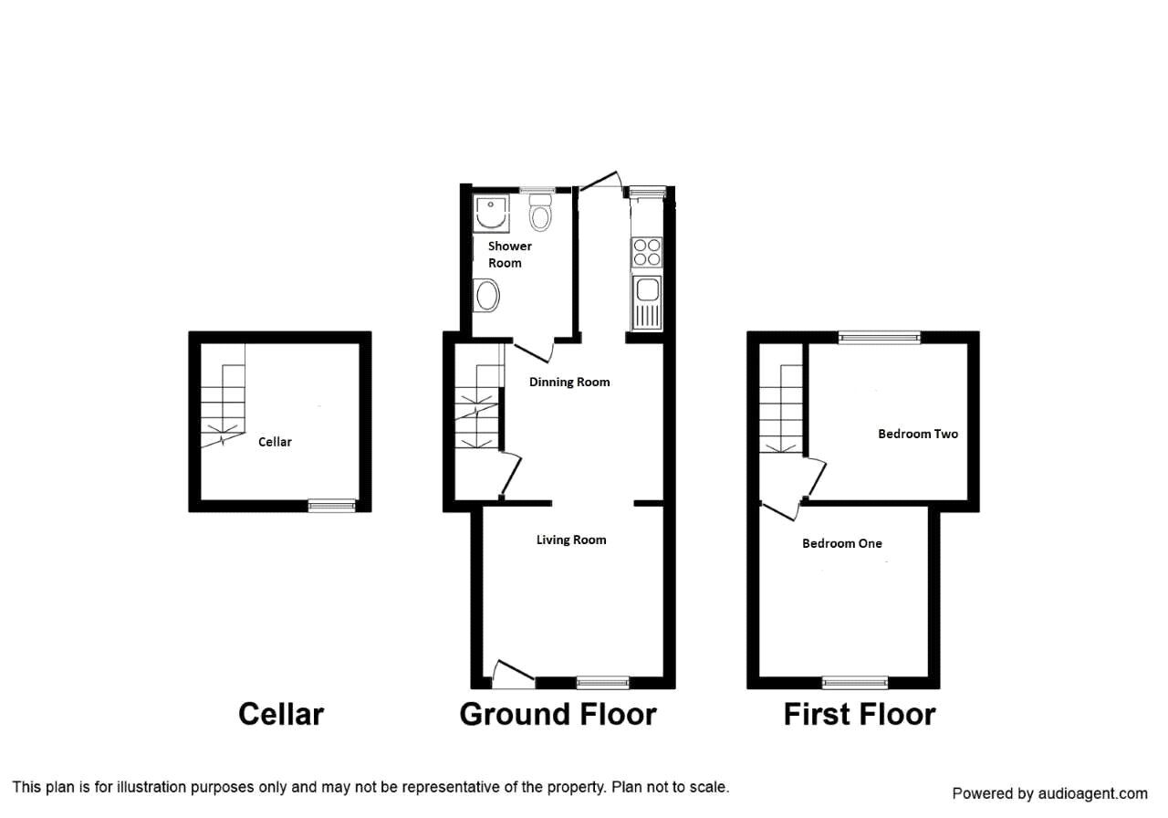 Floorplan of 2 bedroom Mid Terrace House to rent, Nelson Street, Deal, Kent, CT14
