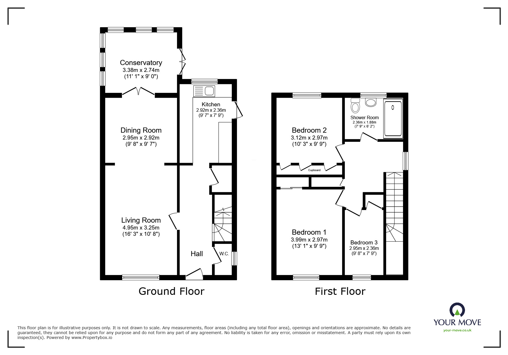 Floorplan of 3 bedroom Semi Detached House for sale, Matthews Close, Deal, Kent, CT14