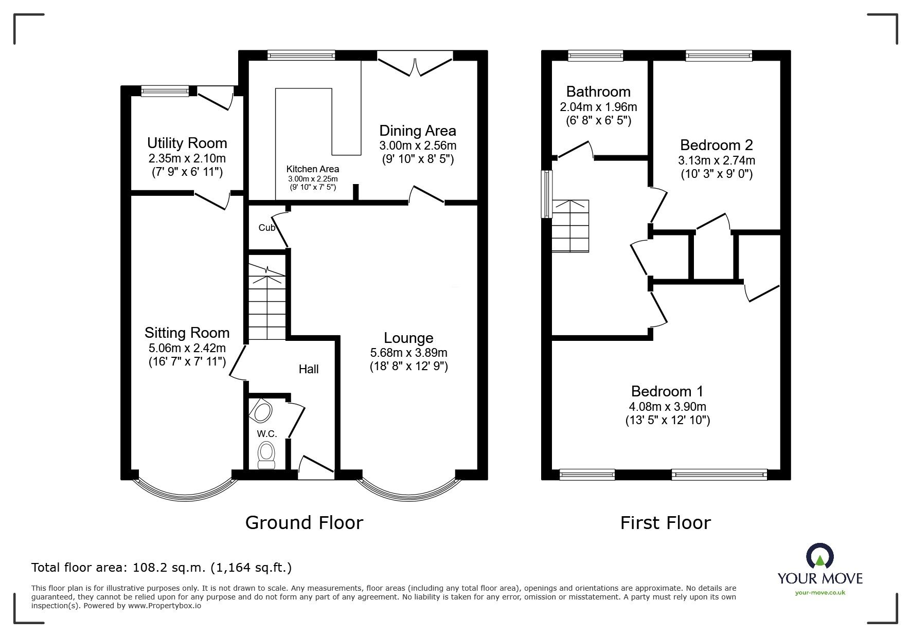 Floorplan of 3 bedroom Detached House for sale, Homefield Avenue, Deal, Kent, CT14