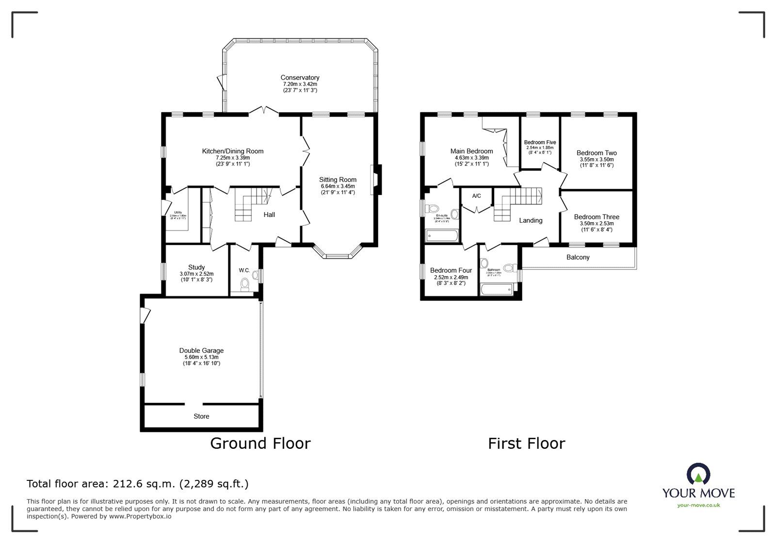 Floorplan of 5 bedroom Detached House for sale, Blake Close, Walmer, Kent, CT14