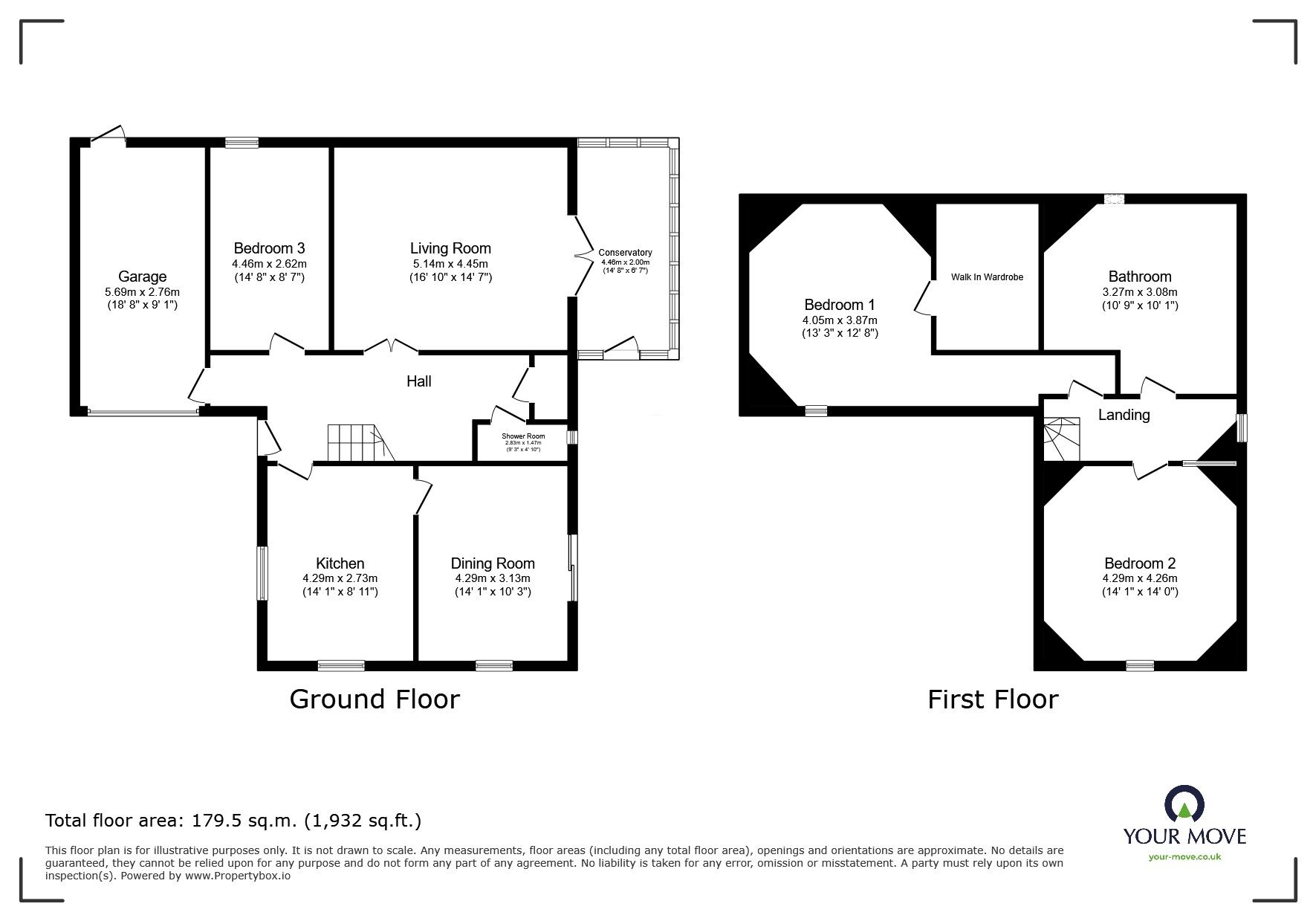 Floorplan of 3 bedroom Detached Bungalow for sale, Sydcot Drive, College Road, Kent, CT14