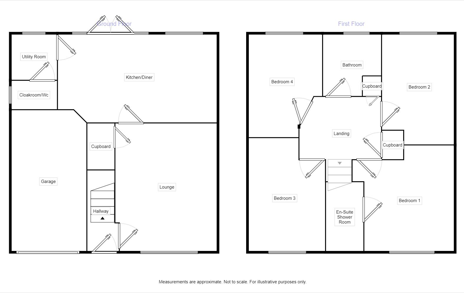 Floorplan of 4 bedroom Detached House for sale, Yarborough Drive, Wheatley, Doncaster, South Yorkshire, DN2