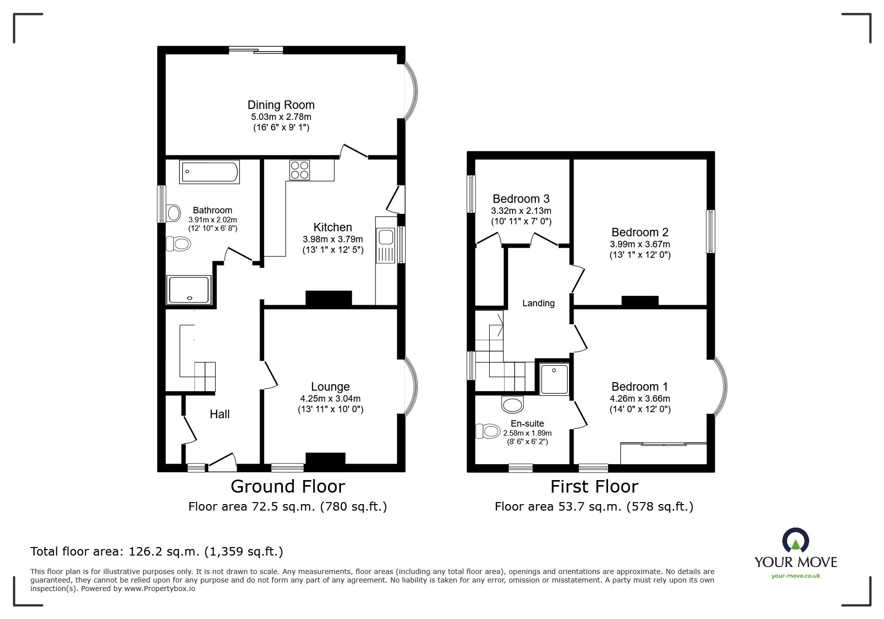 Floorplan of 3 bedroom Detached House to rent, High Street, Sturton By Stow, Lincolnshire, LN1