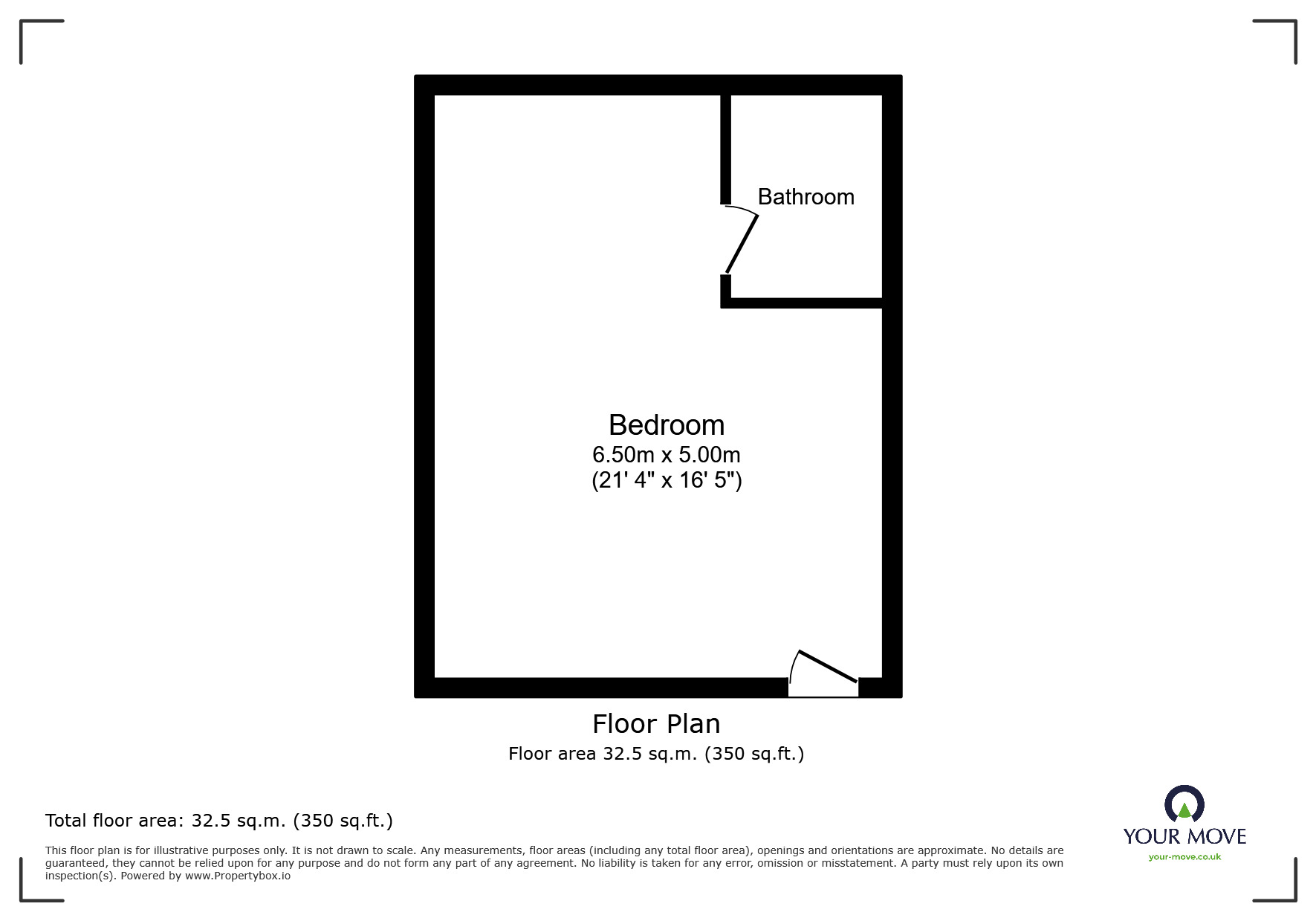 Floorplan of 1 bedroom  Room to rent, Dudley Road, Doncaster, South Yorkshire, DN2