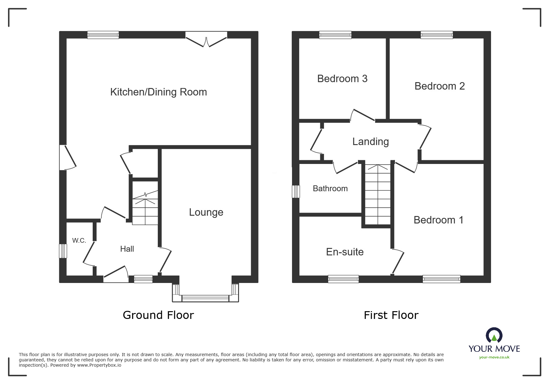 Floorplan of 3 bedroom Detached House to rent, Briars Lane, Stainforth, South Yorkshire, DN7