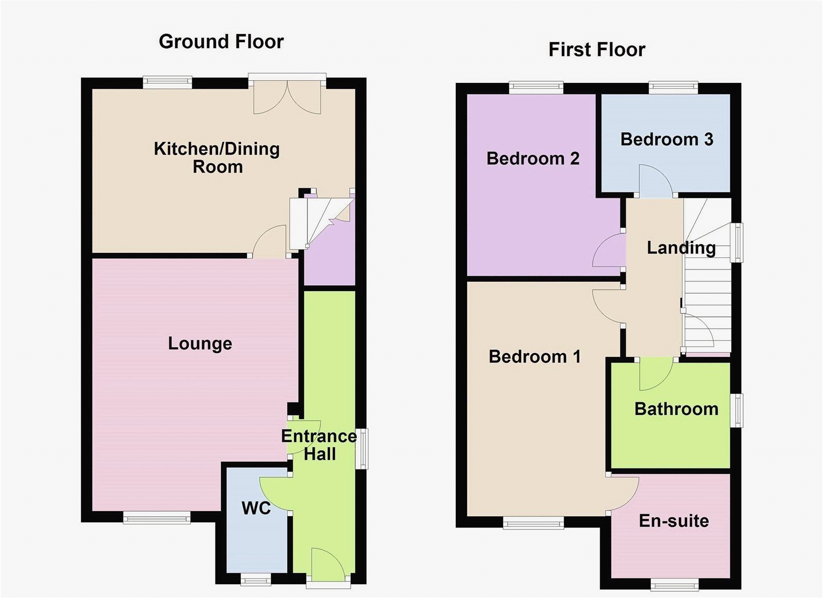 Floorplan of 3 bedroom End Terrace House to rent, Waterside Road, Stainforth, South Yorkshire, DN7