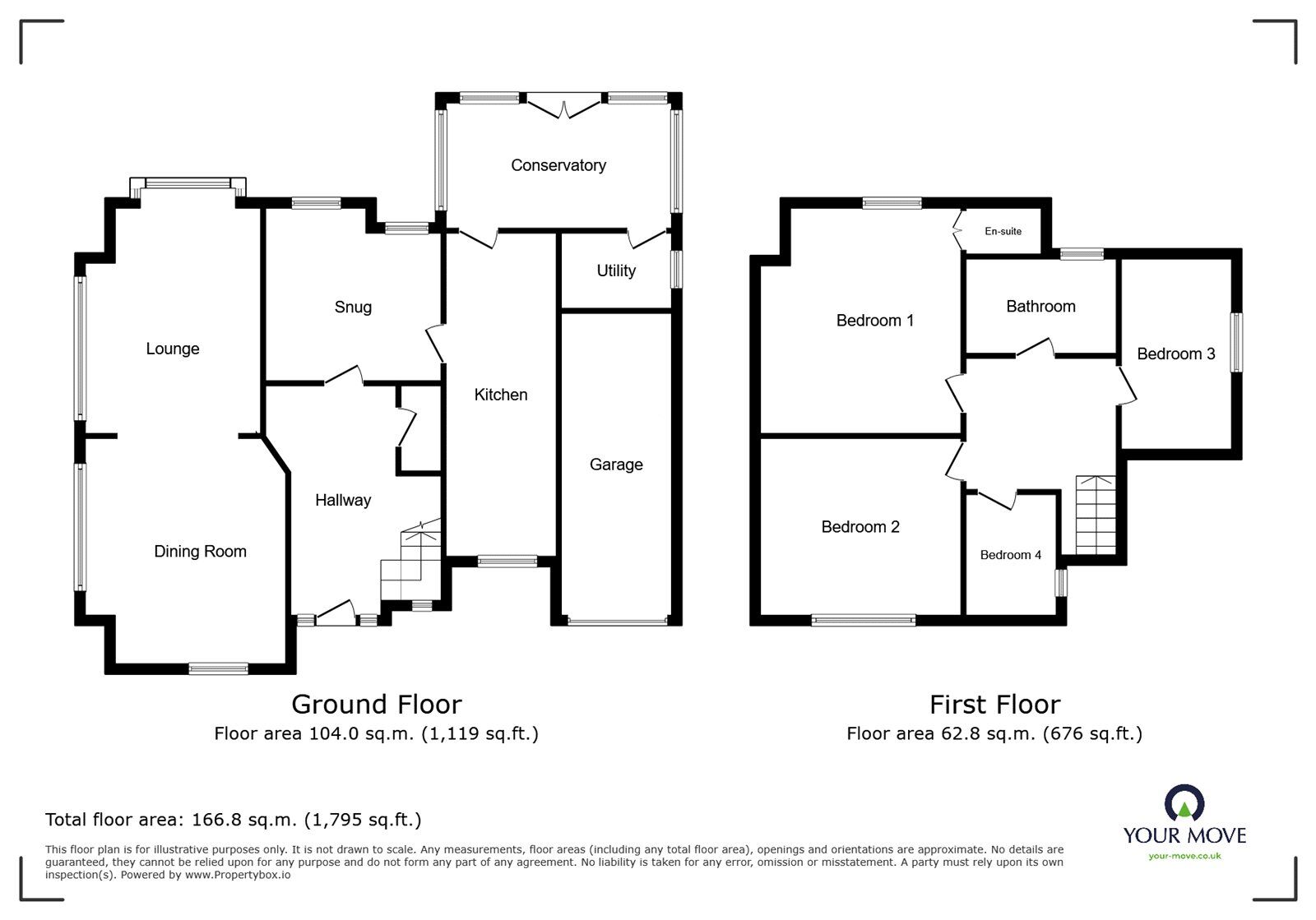 Floorplan of 4 bedroom Detached House for sale, Village Street, Adwick-le-Street, Doncaster, DN6