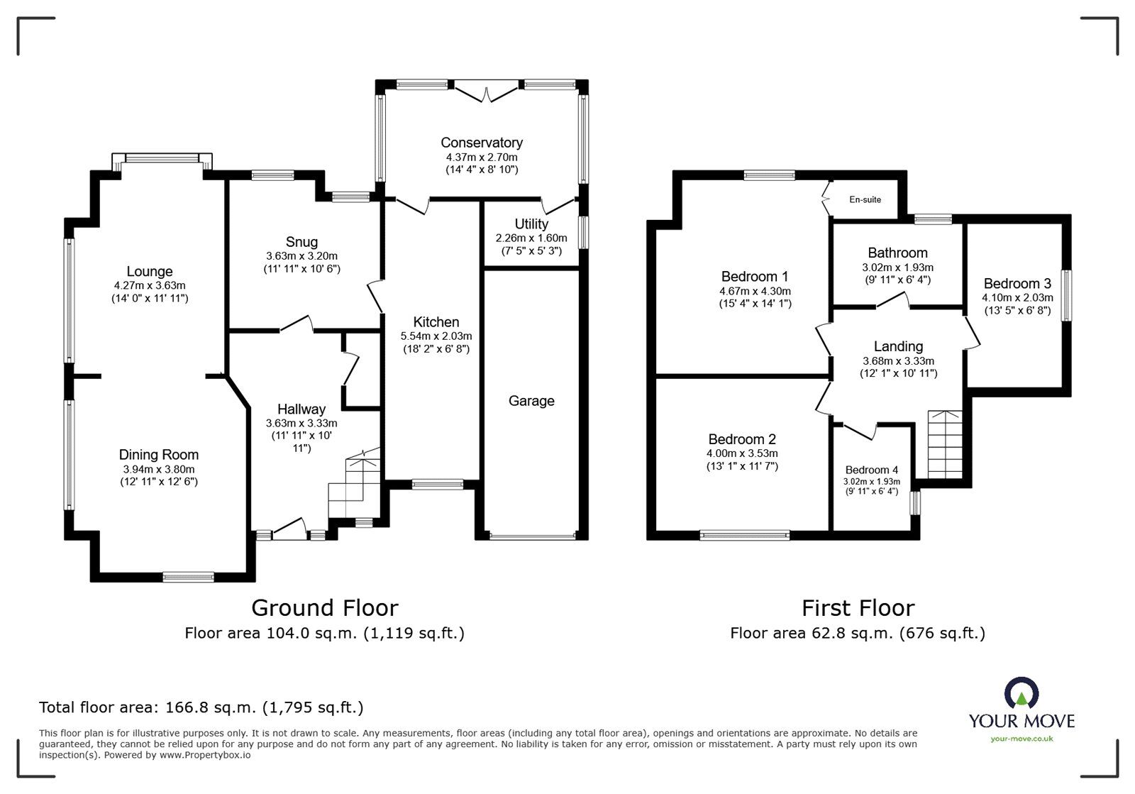 Floorplan of 4 bedroom Detached House for sale, Village Street, Adwick-le-Street, Doncaster, DN6
