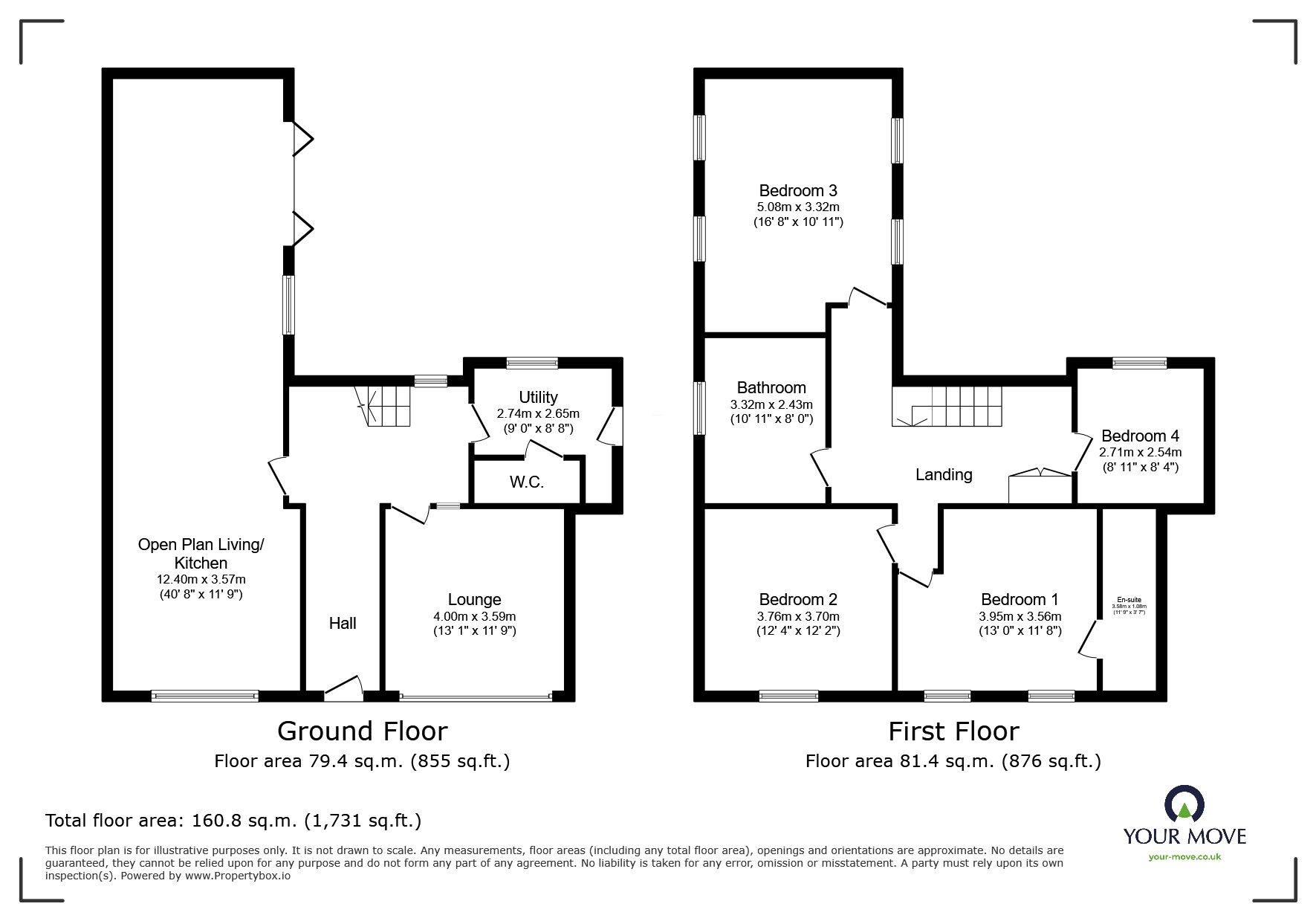 Floorplan of 4 bedroom Detached House for sale, The Nooking, Haxey, Lincolnshire, DN9
