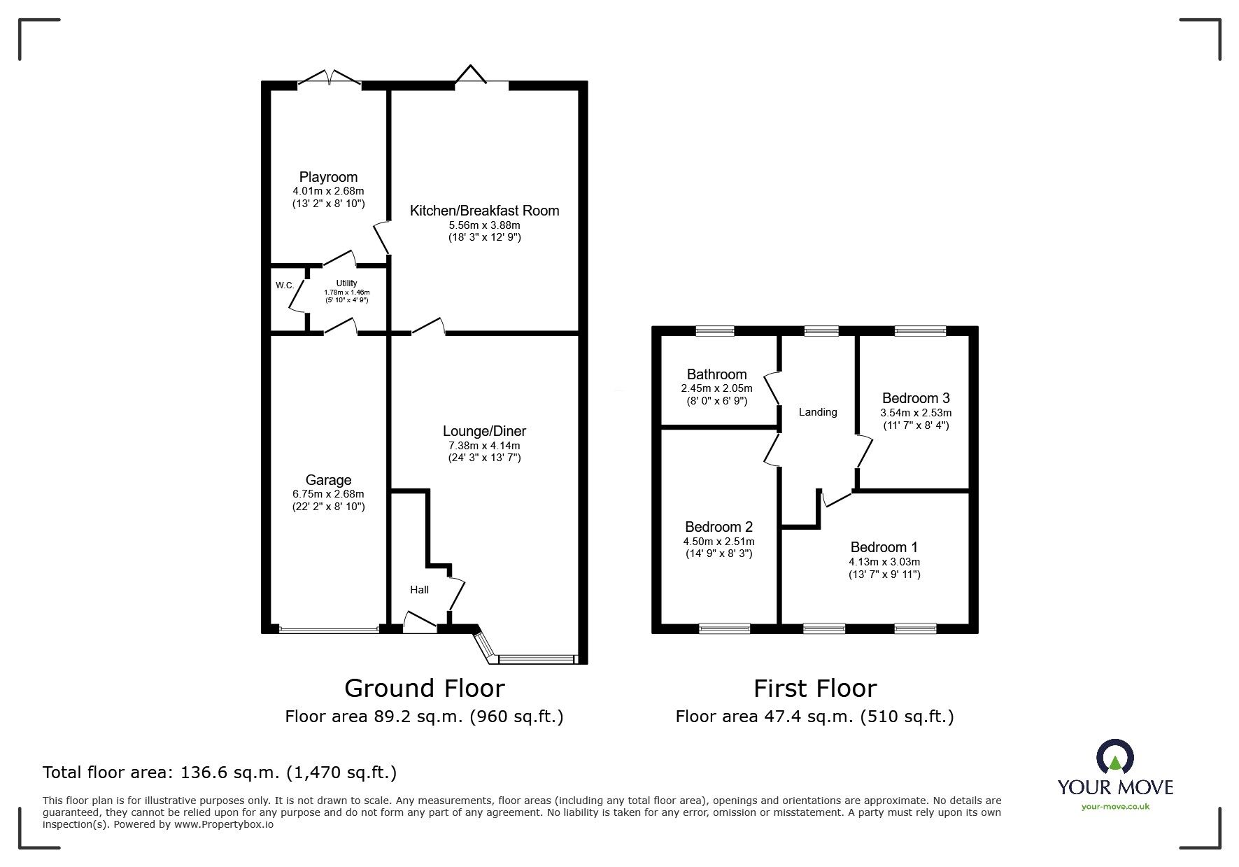 Floorplan of 3 bedroom Semi Detached House for sale, Rossyde, High Street, Doncaster, DN6