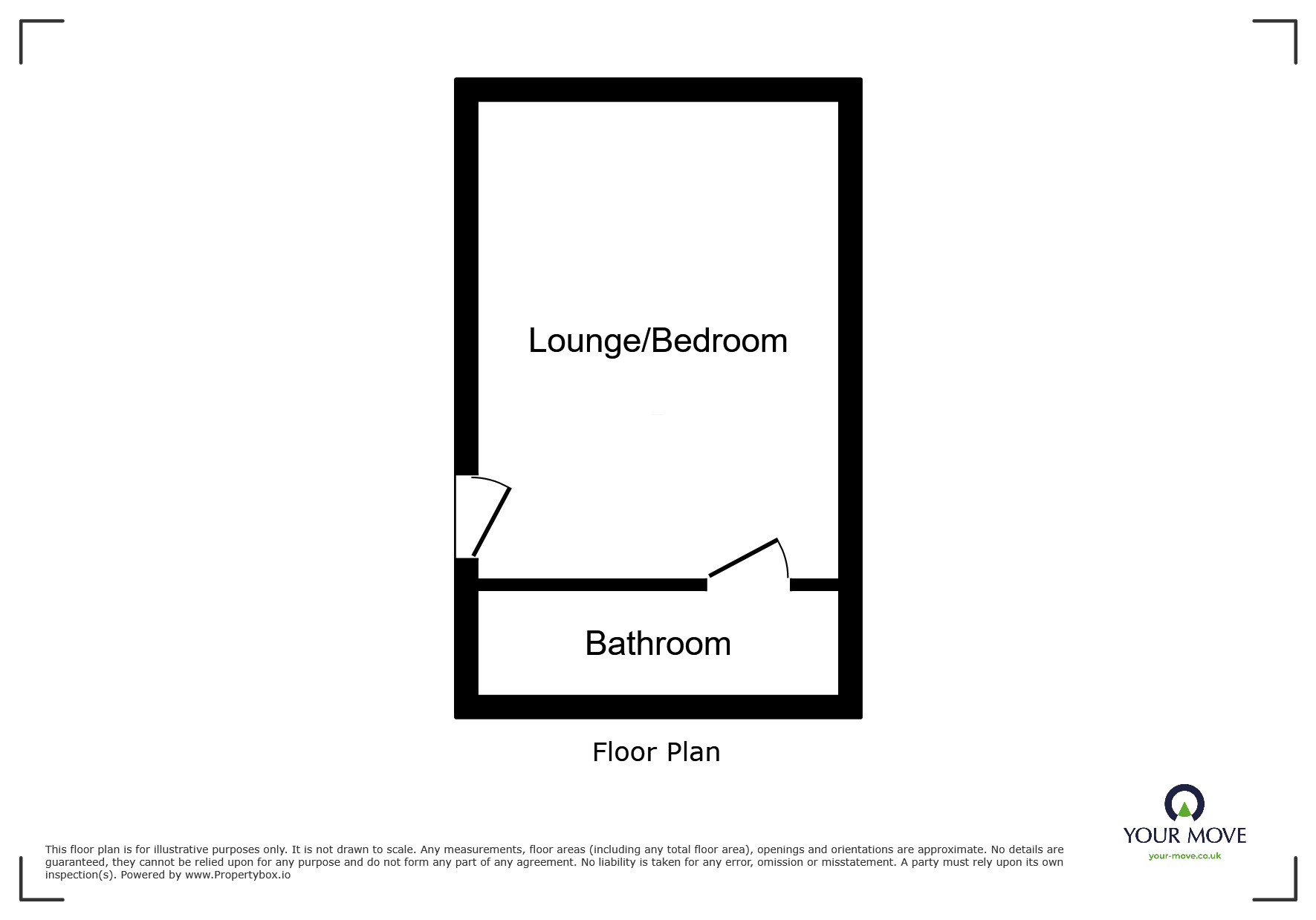 Floorplan of 1 bedroom  Room to rent, Lockwood Road, Doncaster, South Yorkshire, DN1