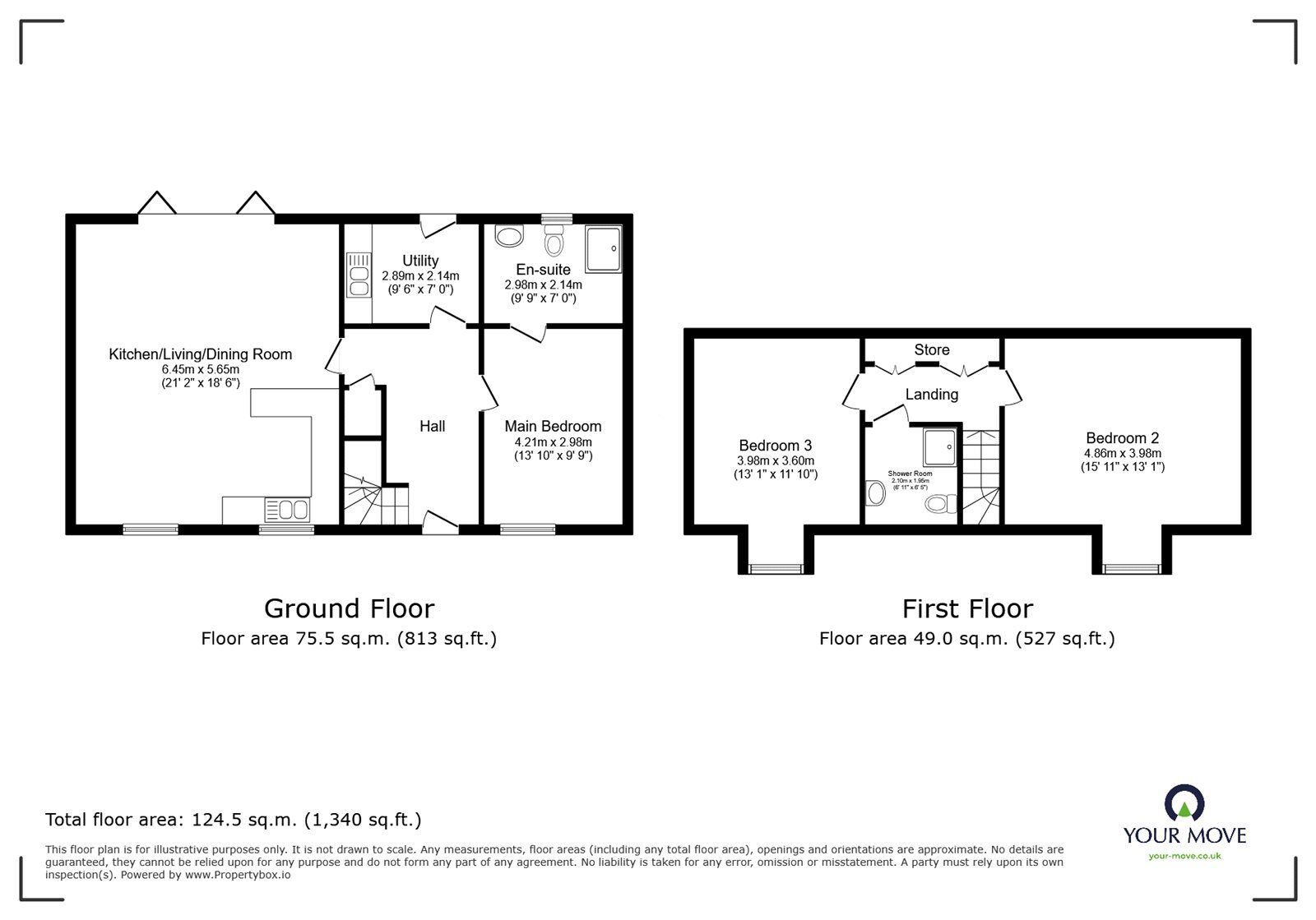 Floorplan of 3 bedroom Detached House for sale, Old Bawtry Road, Finningley, Doncaster, DN9