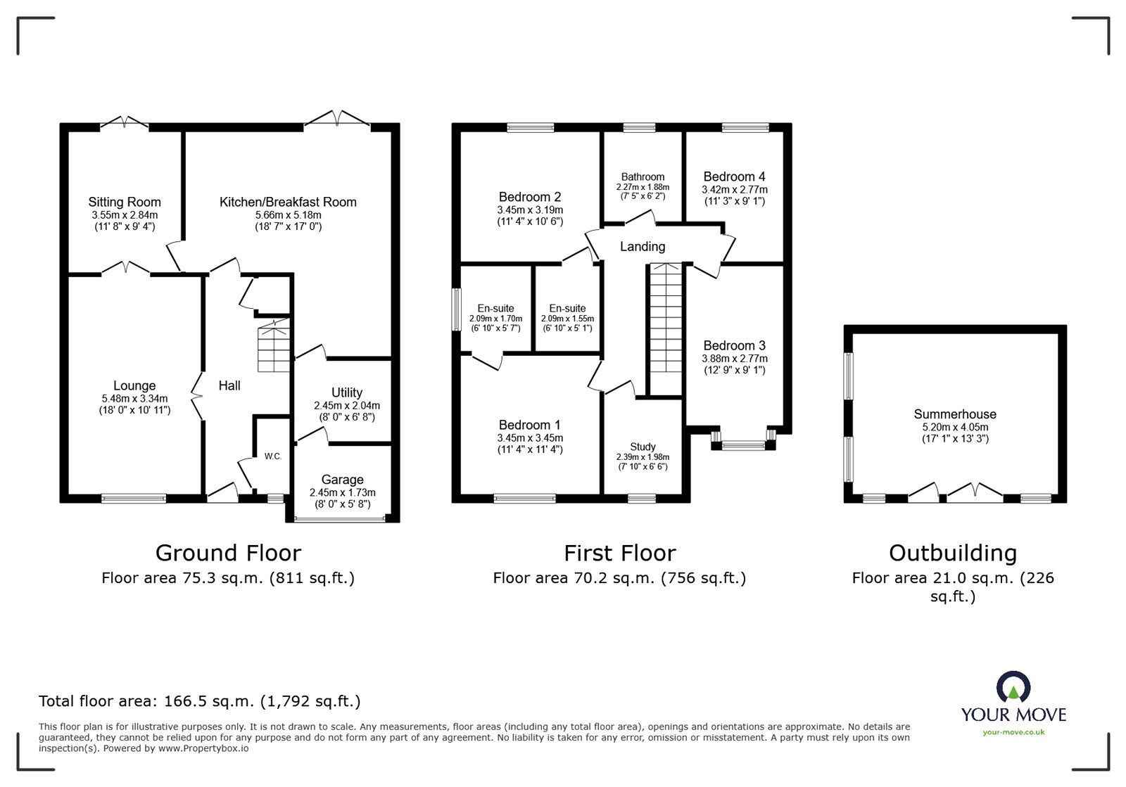 Floorplan of 5 bedroom Detached House for sale, Harris Road, Armthorpe, South Yorkshire, DN3