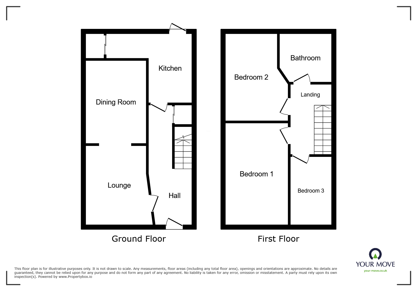 Floorplan of 3 bedroom  House to rent, Craithie Road, Doncaster, South Yorkshire, DN2