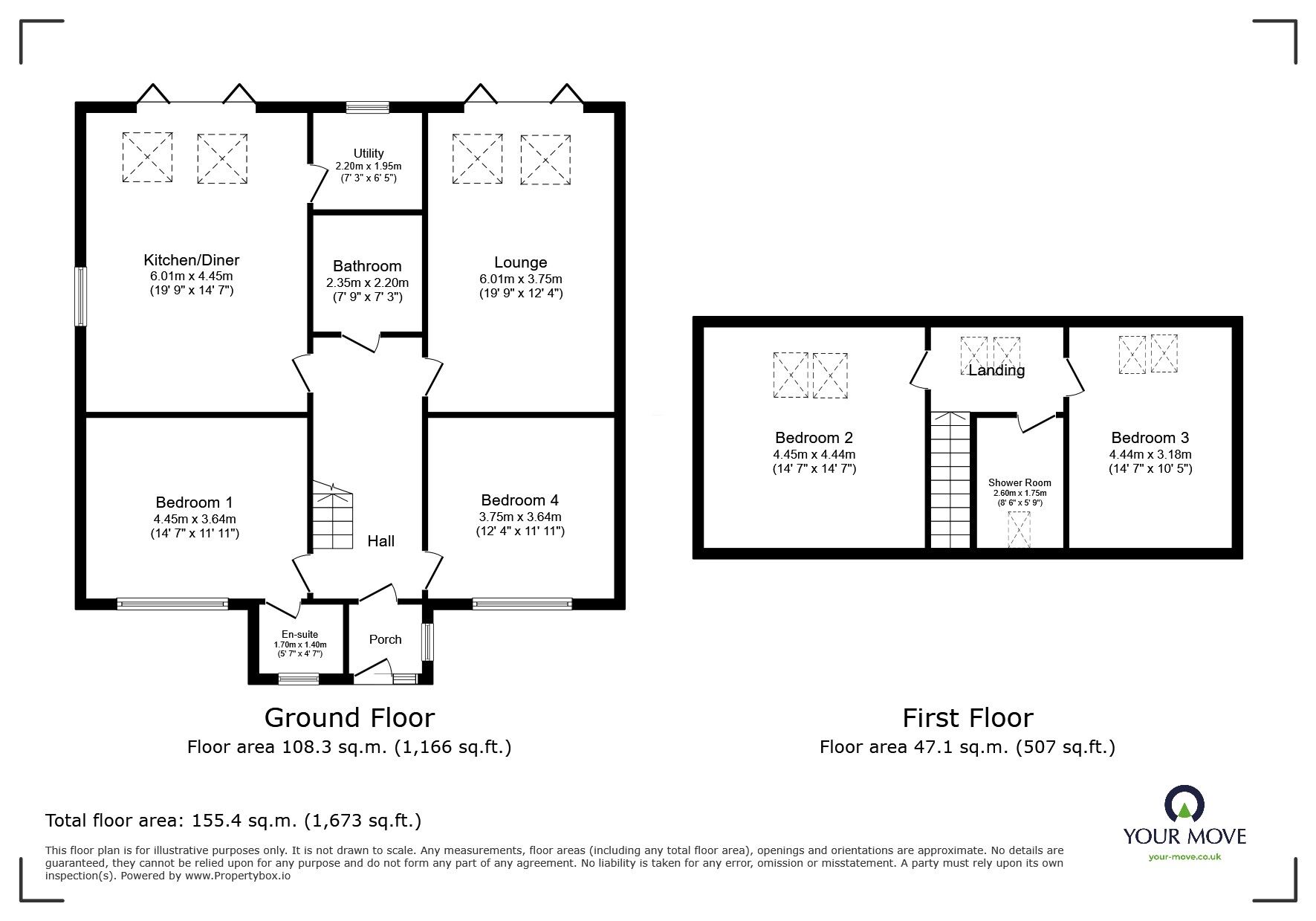 Floorplan of 4 bedroom Detached House for sale, Doncaster Road, Hatfield, South Yorkshire, DN7