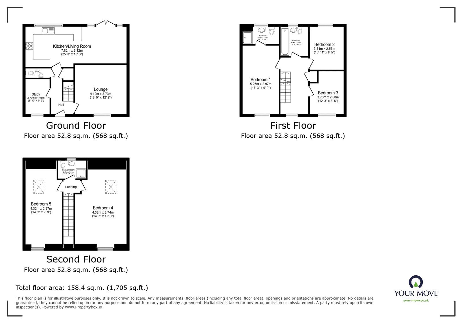 Floorplan of 5 bedroom Detached House for sale, Field View Drive, Auckley, Doncaster, DN9
