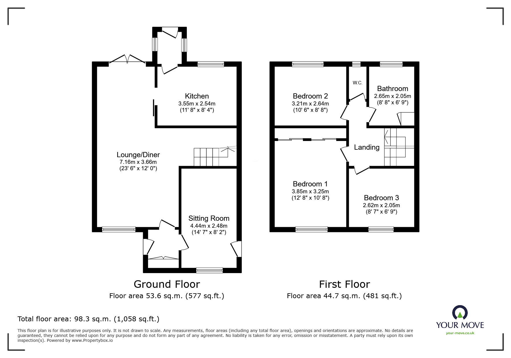 Floorplan of 3 bedroom Detached House for sale, Lyndale Avenue, Edenthorpe, South Yorkshire, DN3