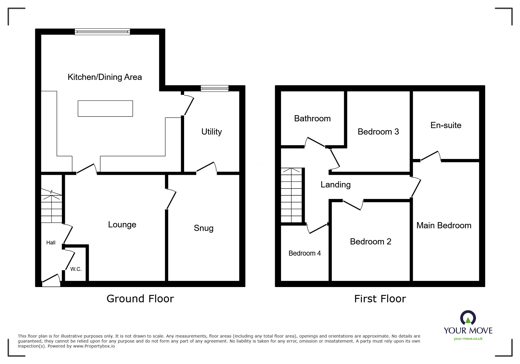 Floorplan of 4 bedroom Detached House to rent, Church Lane, Warmsworth, South Yorkshire, DN4