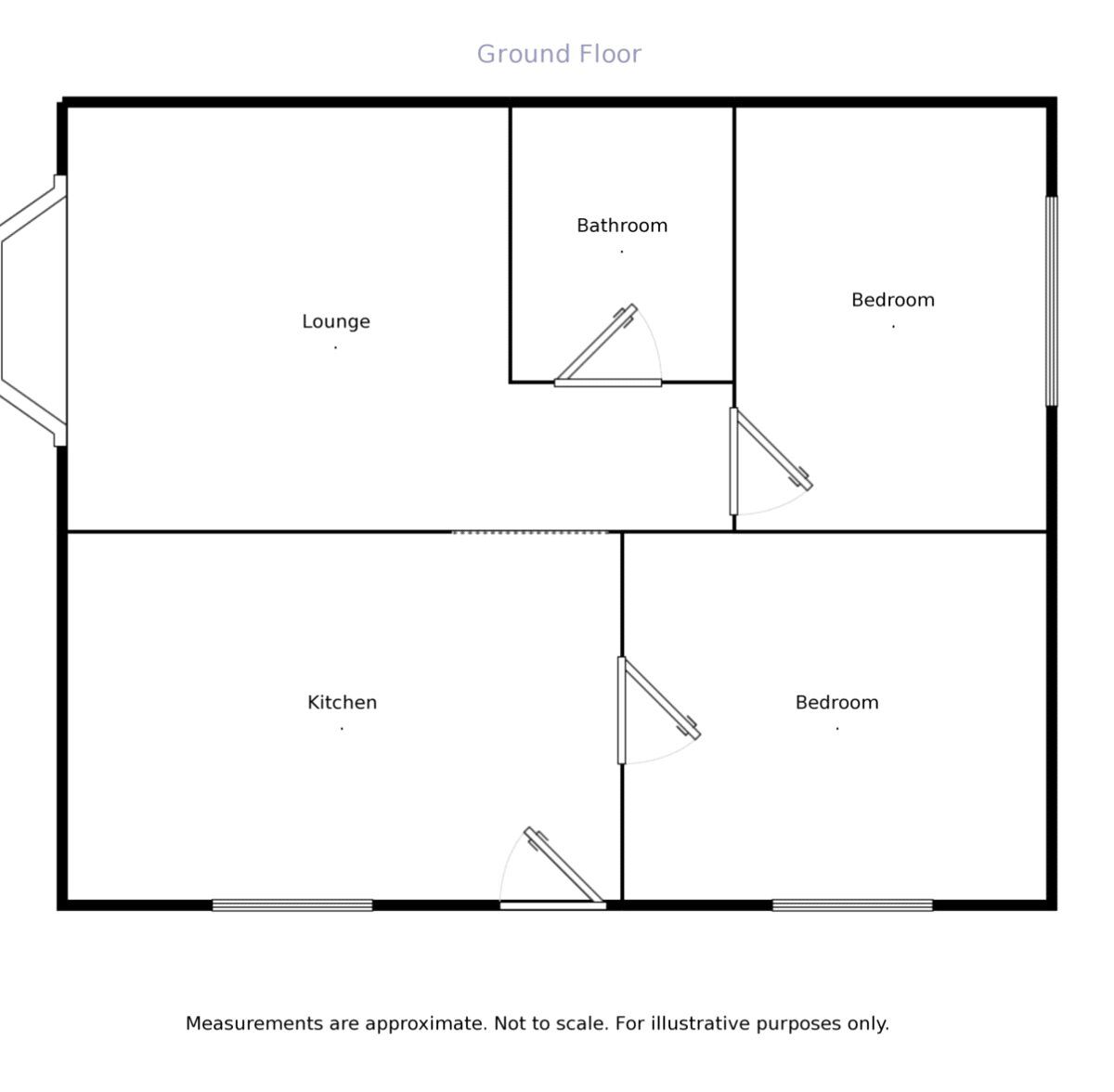Floorplan of 2 bedroom  Flat to rent, Victoria Road, Bentley, South Yorkshire, DN5