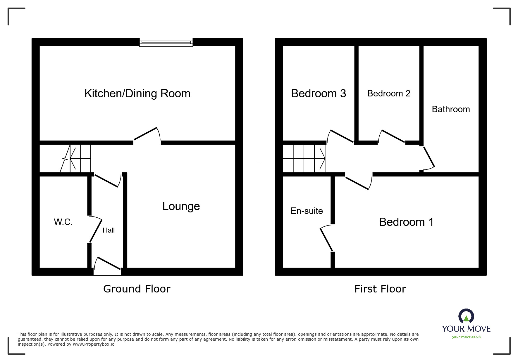 Floorplan of 3 bedroom Semi Detached House to rent, Oswin Avenue, Doncaster, South Yorkshire, DN4